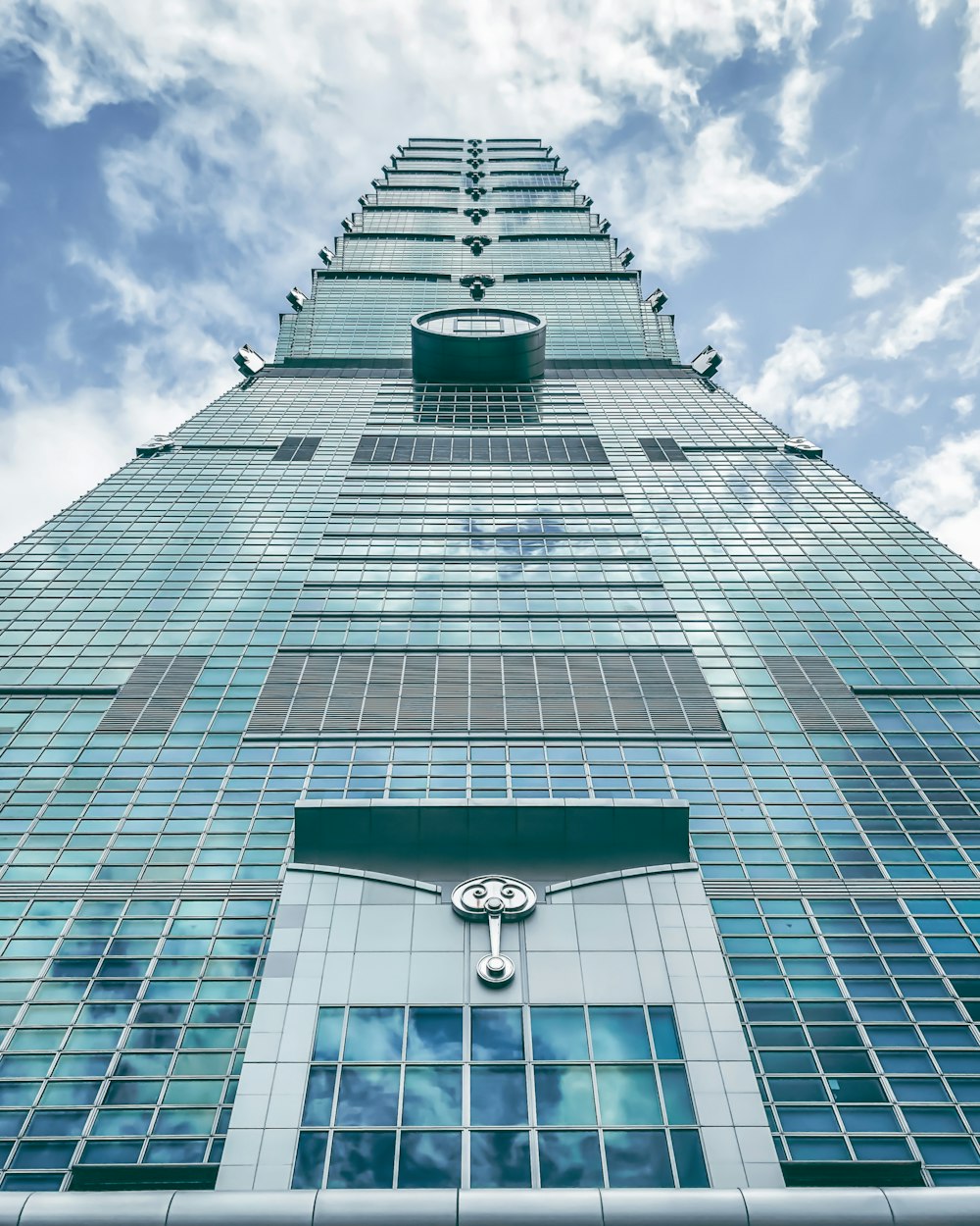 low angle photography of high rise building