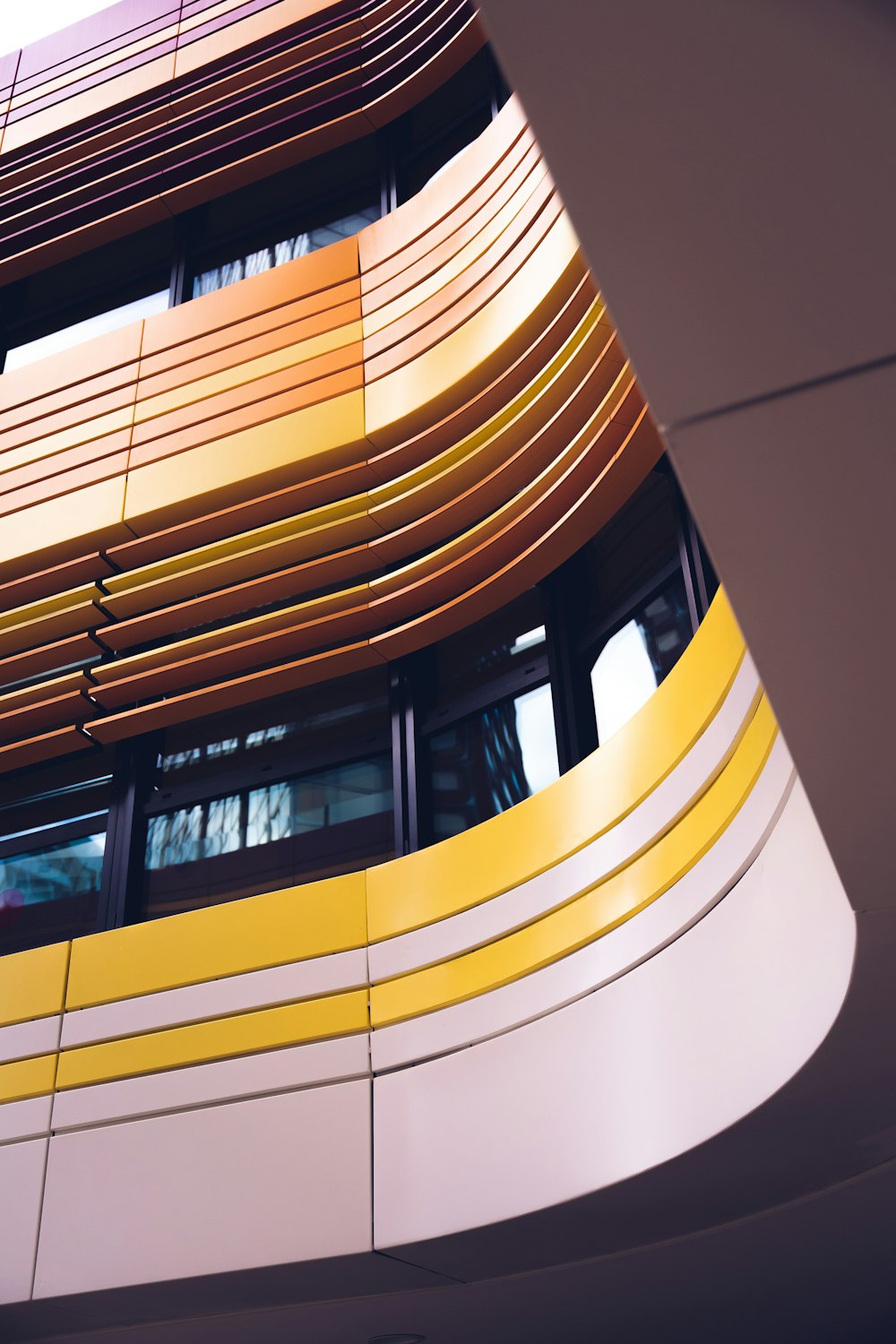 yellow and brown concrete building