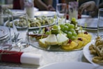 sliced fruit on white ceramic plate