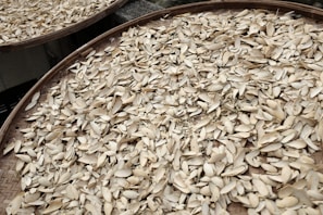 Selection of woven straw trays showcasing detailed craftsmanship