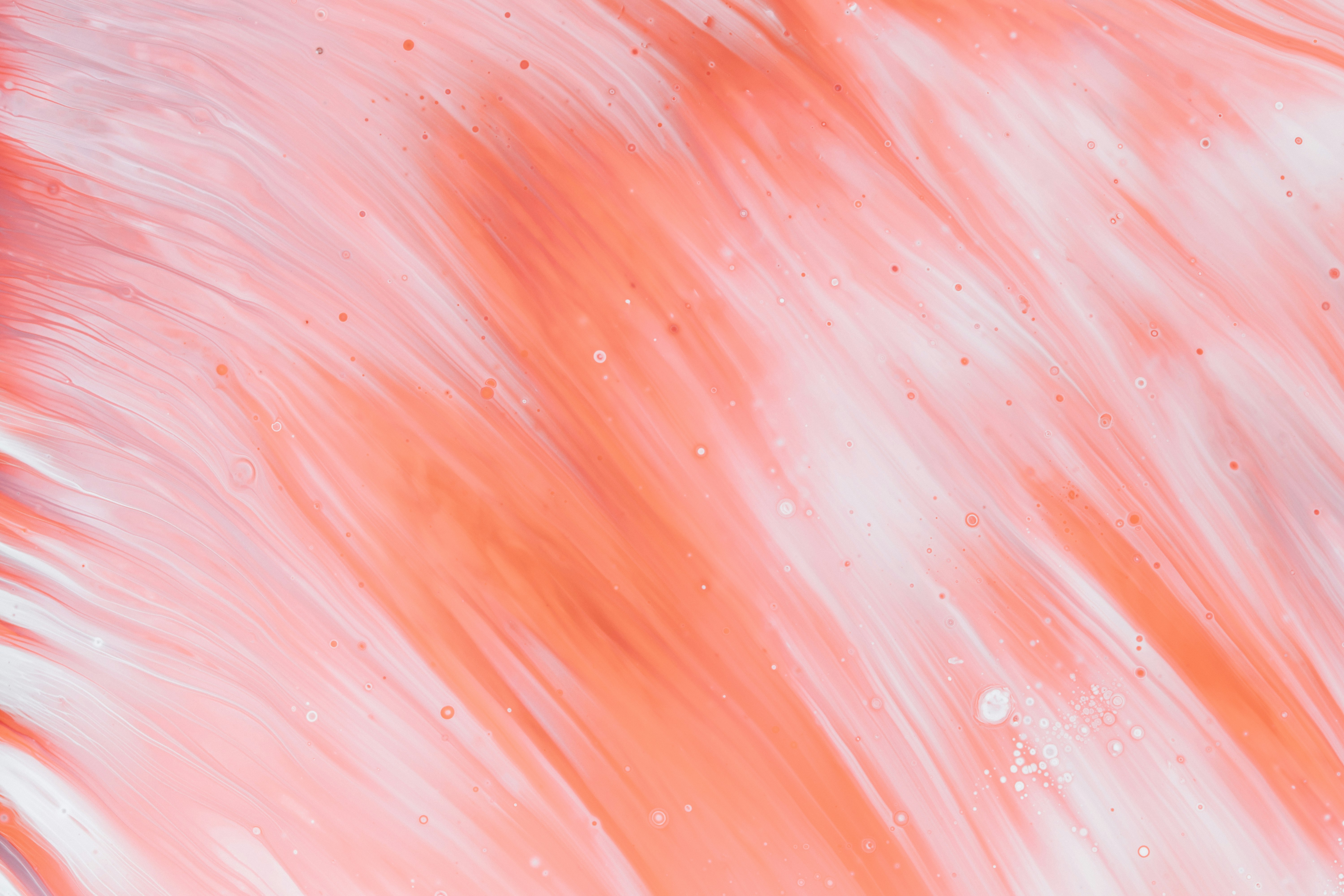 pink and white abstract painting