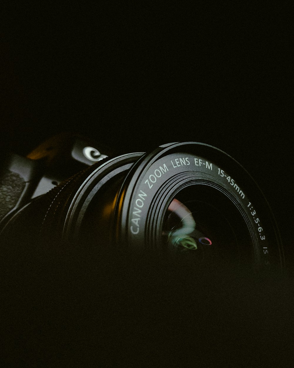 black and silver dslr camera