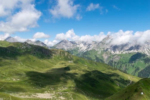 A breathtaking view of a mountain landscape.