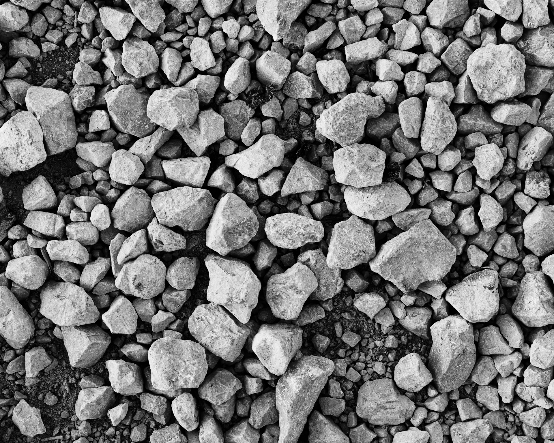 Crushed stone detail
