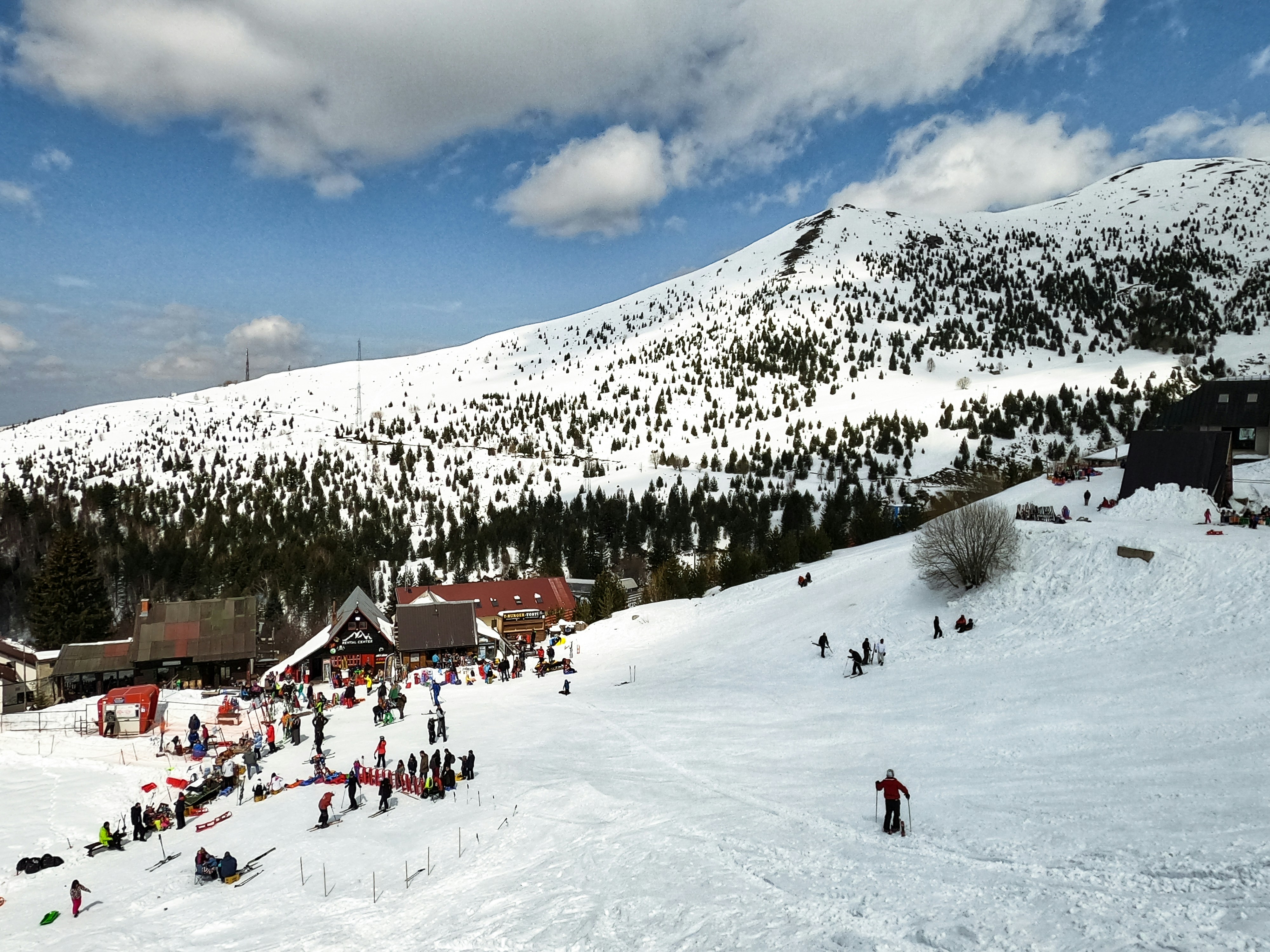 people on snow covered mountain during daytime, 