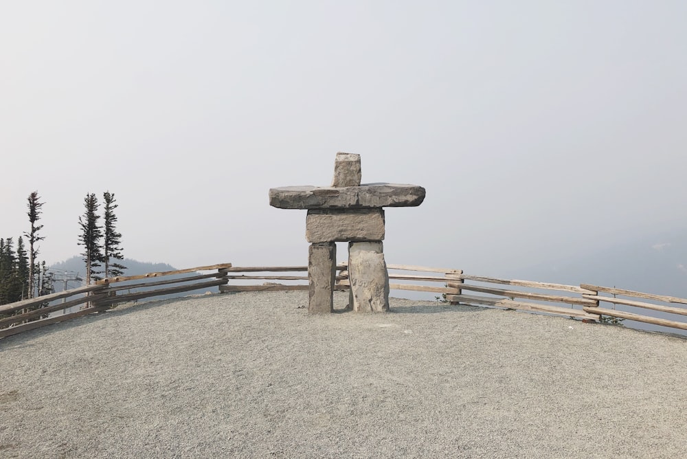 brown wooden cross on brown sand during daytime