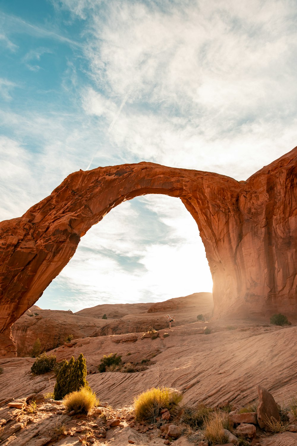 brown rock formation under blue sky during daytime