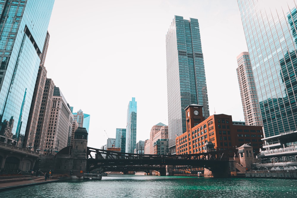 high rise buildings near body of water during daytime