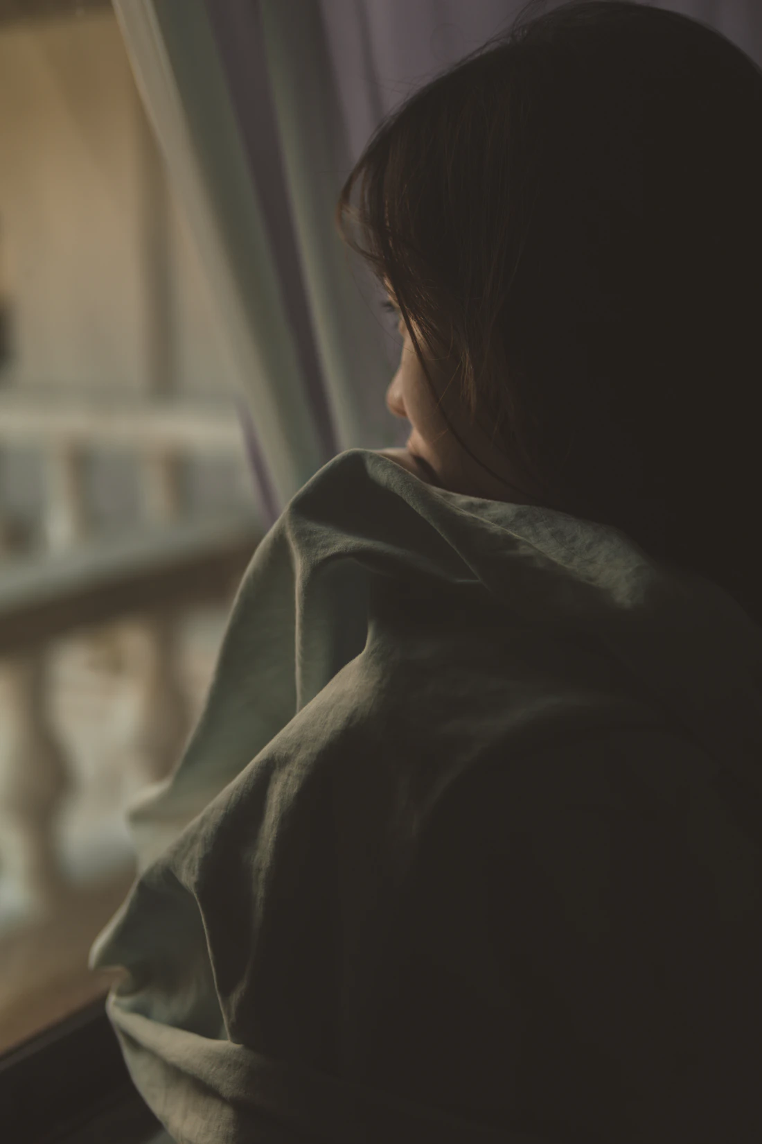 A calm, hopeful moment representing complicated grief