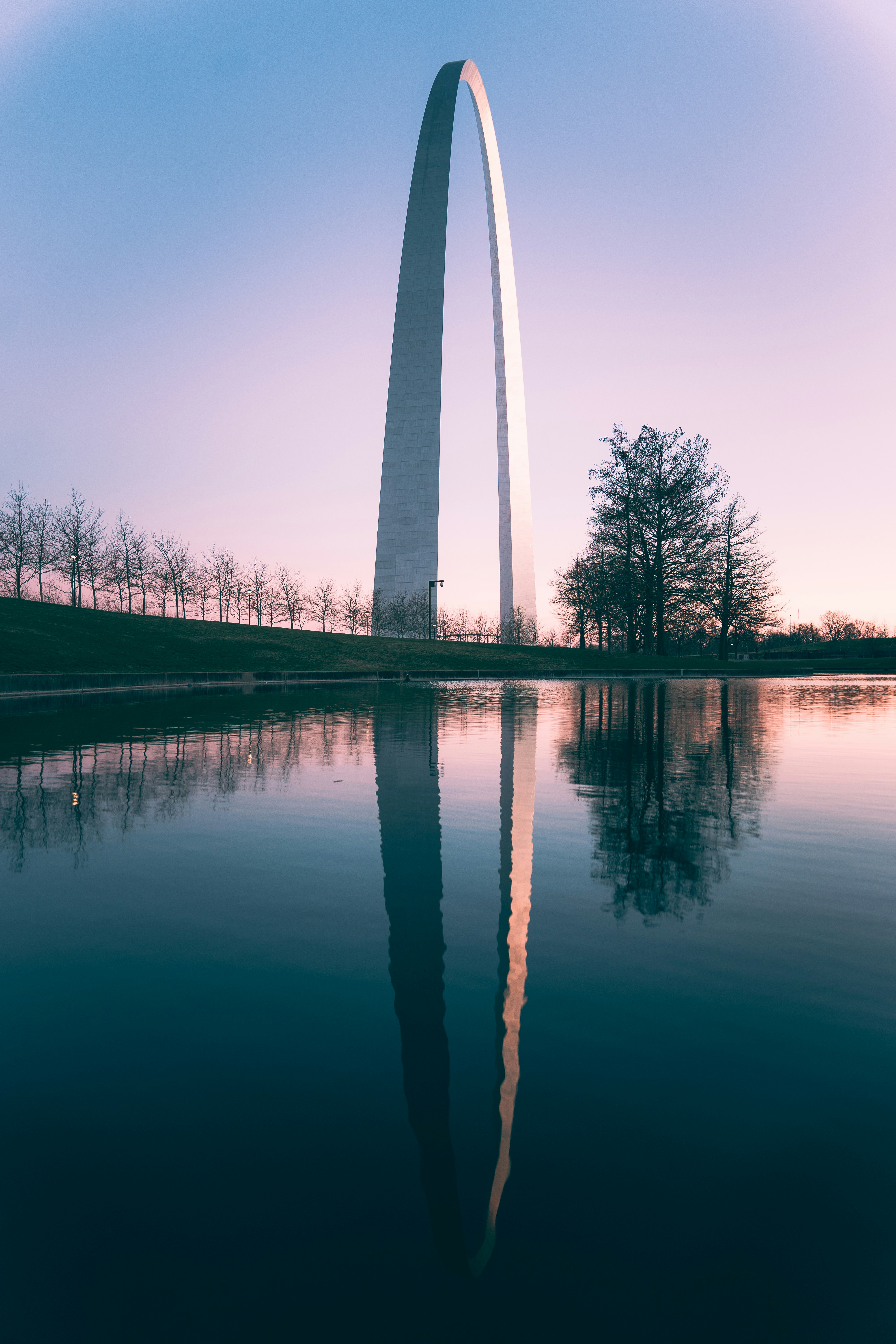 Gewässer in der Nähe von Bäumen tagsüber