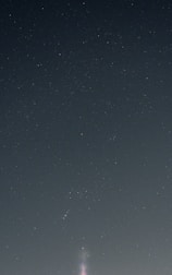 A mystical starry sky with numbers and letters softly glowing in the background.