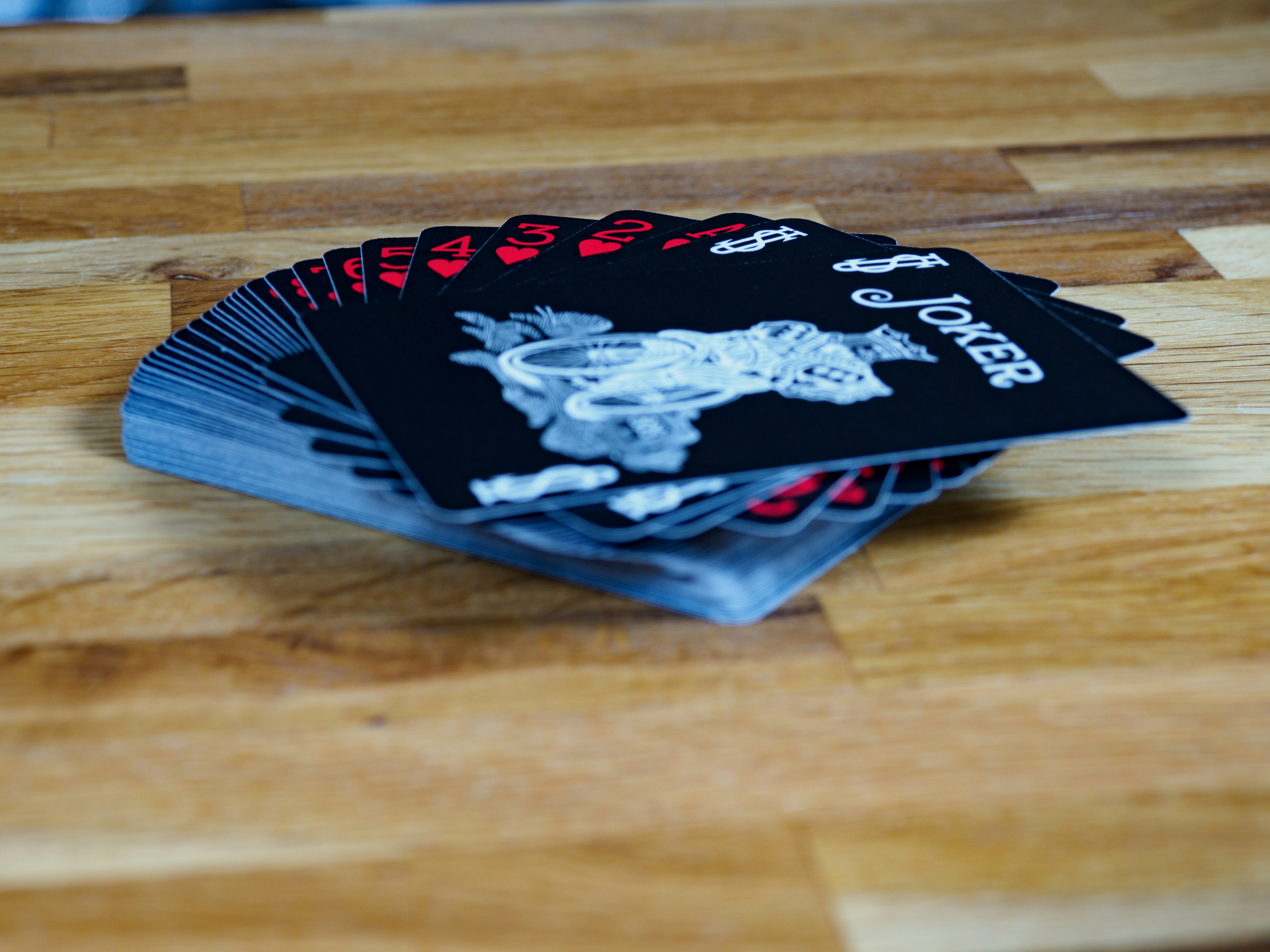 printed slide deck