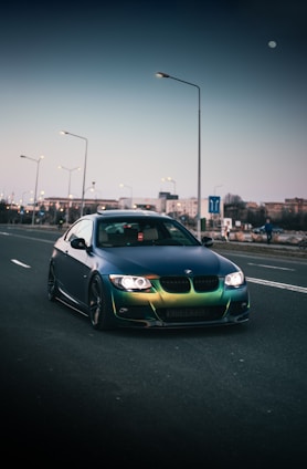 black bmw m 3 on road during daytime