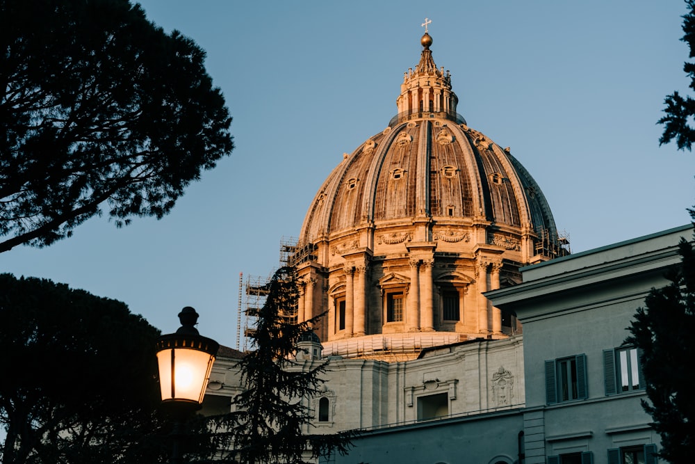 white dome building under blue sky during daytime