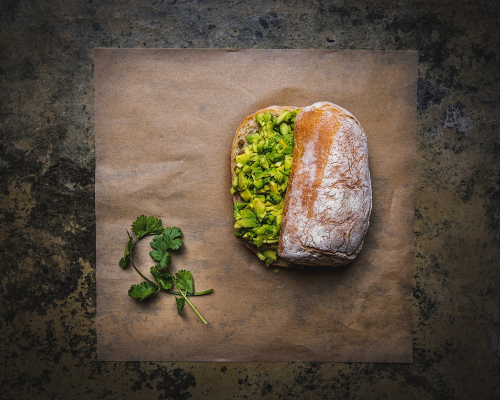 brown bread on brown wooden chopping board