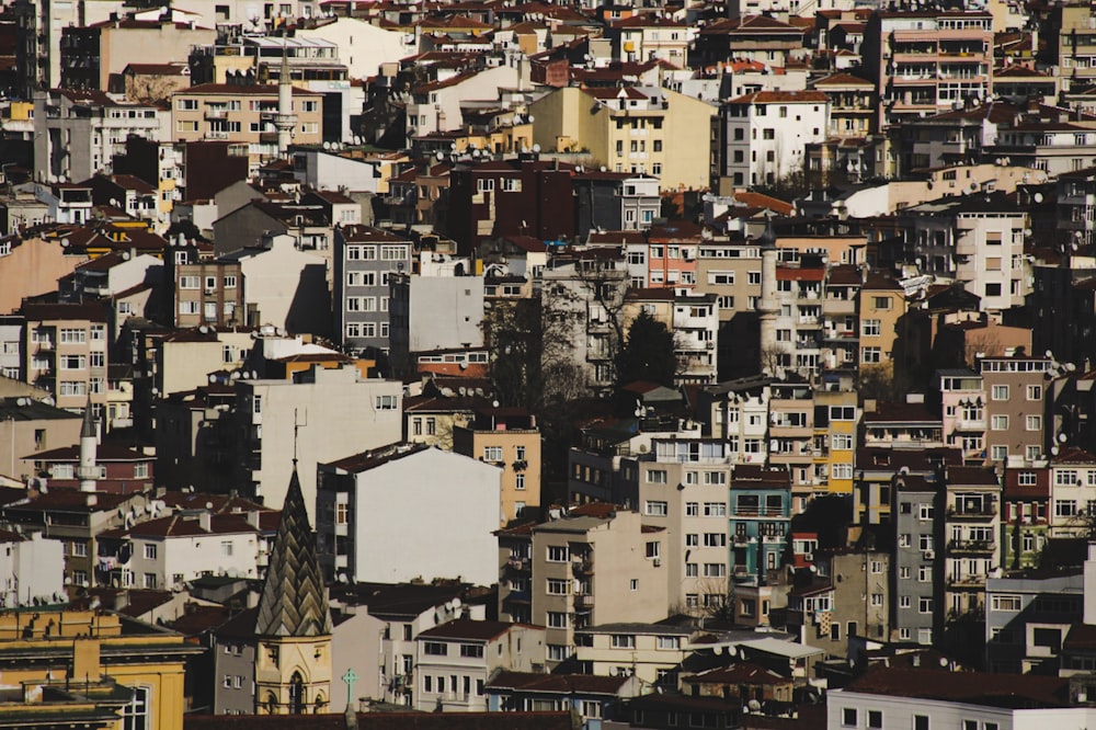 aerial view of city buildings during daytime