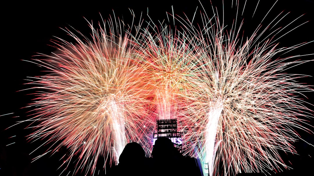 fireworks display during night time