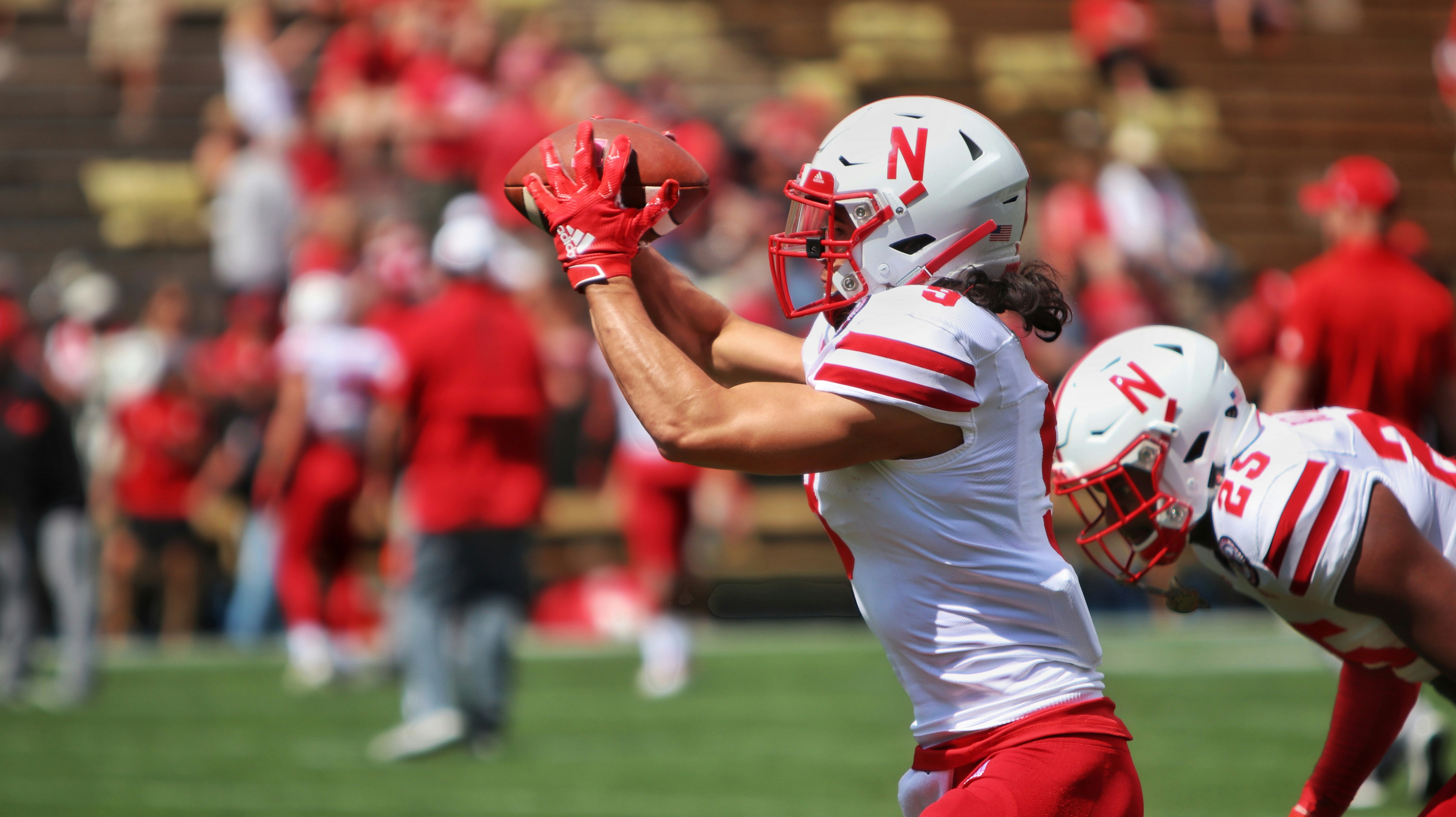 Football player in action