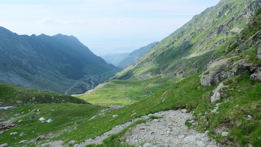 green mountains under white sky during daytime