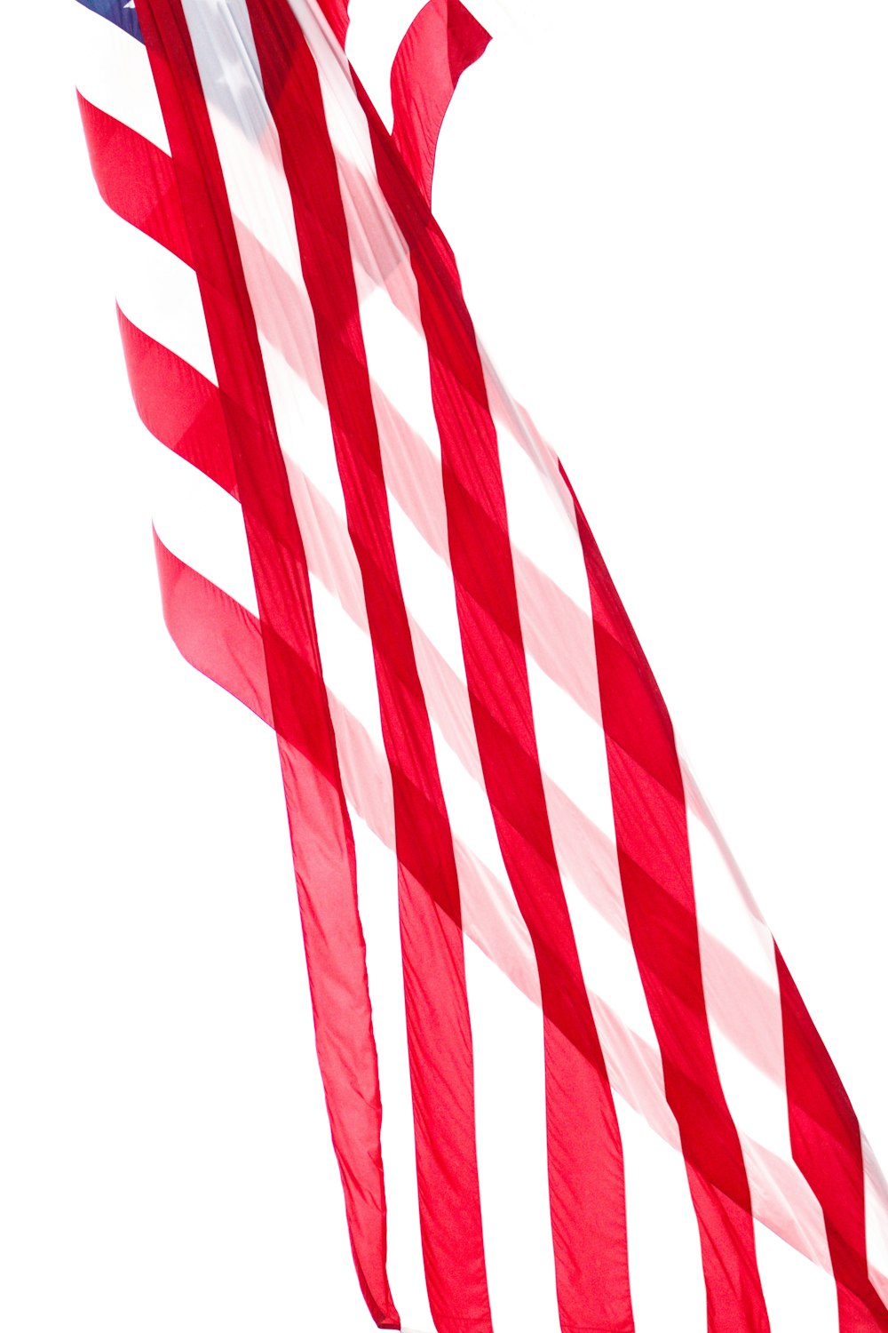 red and white striped flag