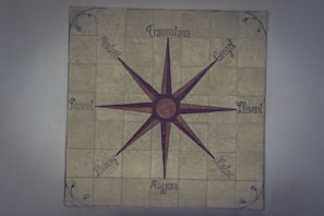 red and black star illustration