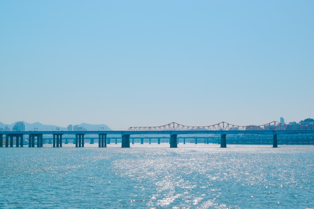 bridge over the sea during daytime