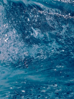 An artistic representation of nature's beauty in abstract form, focusing on dark blue.