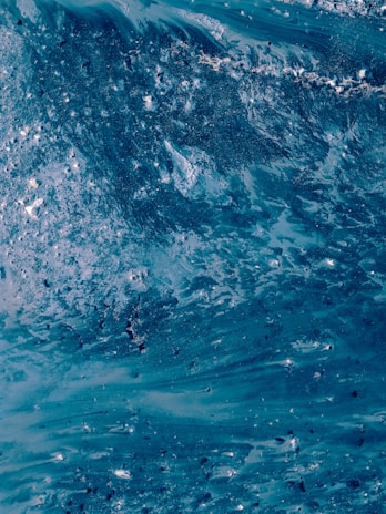 An artistic representation of nature's beauty in abstract form, focusing on dark blue.