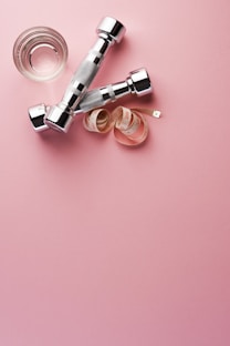 white and silver tube bottles