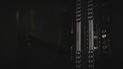 Stack of memory modules showcasing sleek design and robust build quality.