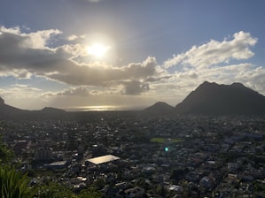 A panoramic view of Durgapur city skyline under a bright summer sun.