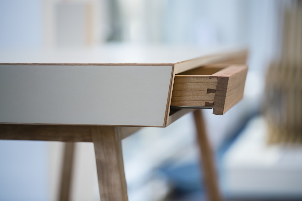 brown wooden table with chairs