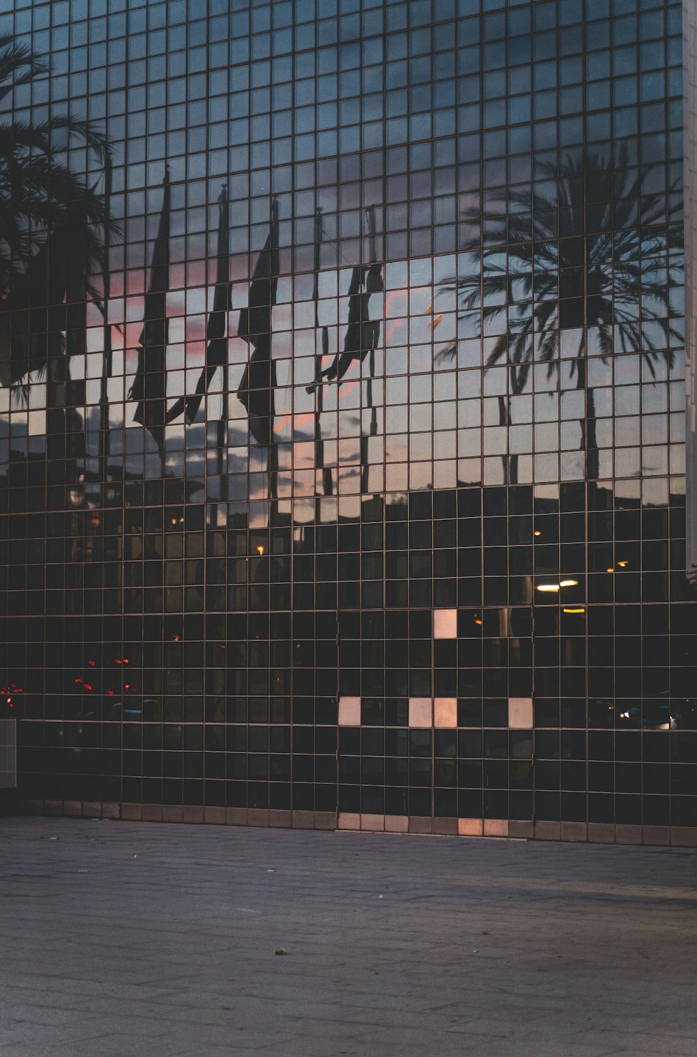 green palm tree near building