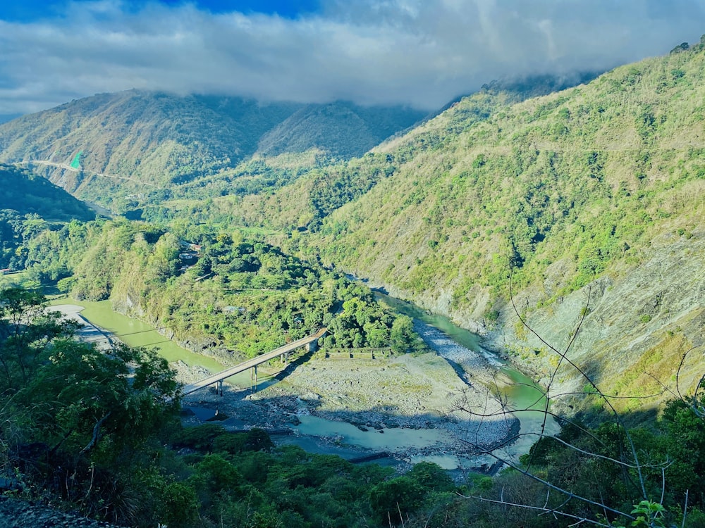 green mountains and trees during daytime