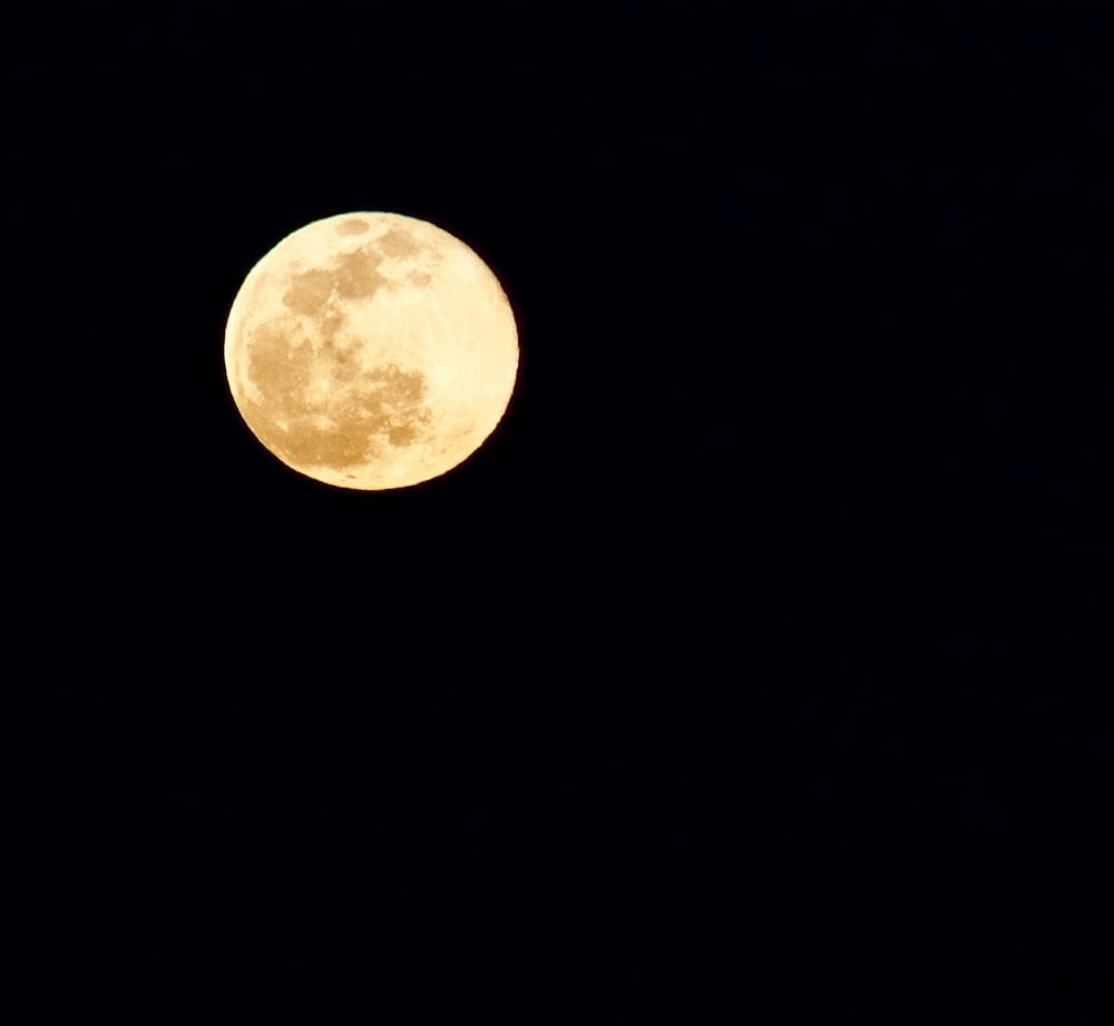 luna piena nel cielo