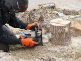 man in black jacket and blue denim jeans holding orange and black power tool