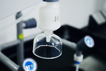 white and black water pump