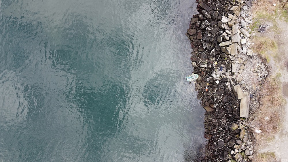 aerial view of body of water during daytime