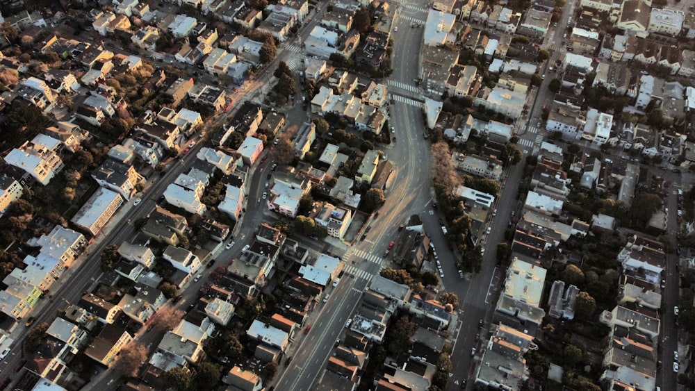 aerial view of city buildings during daytime