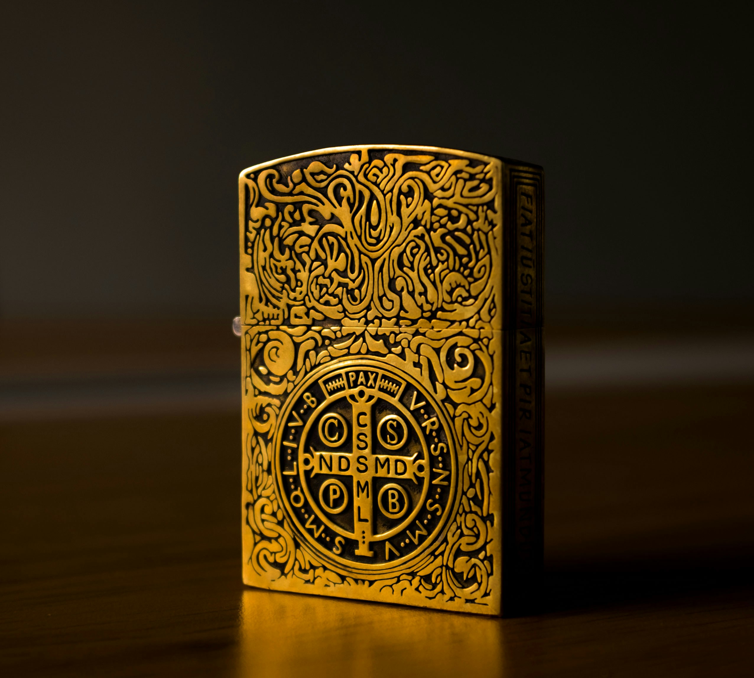 Golden gift lighter