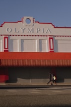 Front view of Olympia Trading office building on Stanley Road, Jaffna.