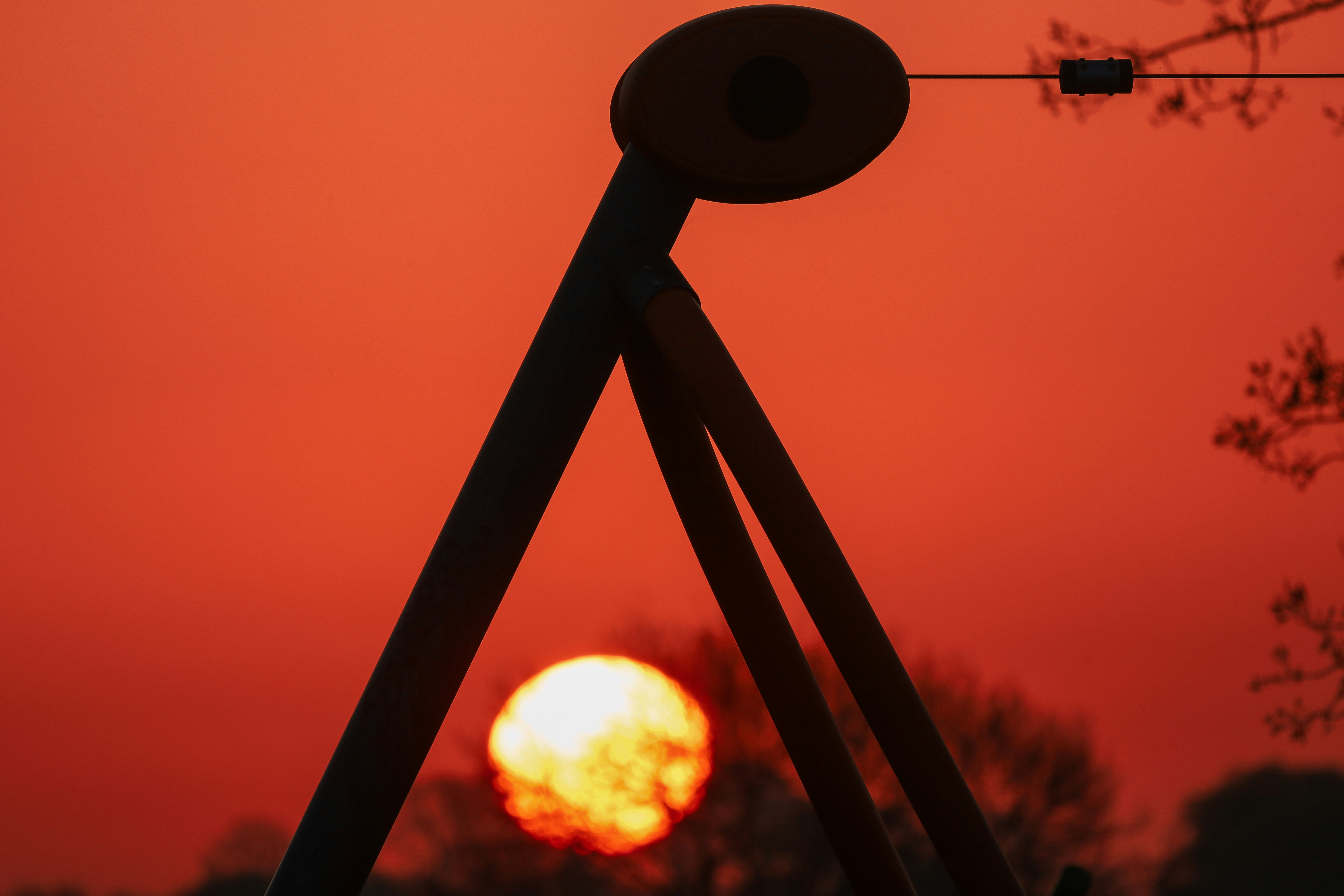 Sunset Lino Cut Print