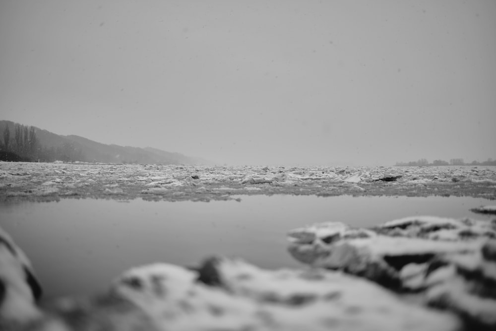 snow covered field during daytime