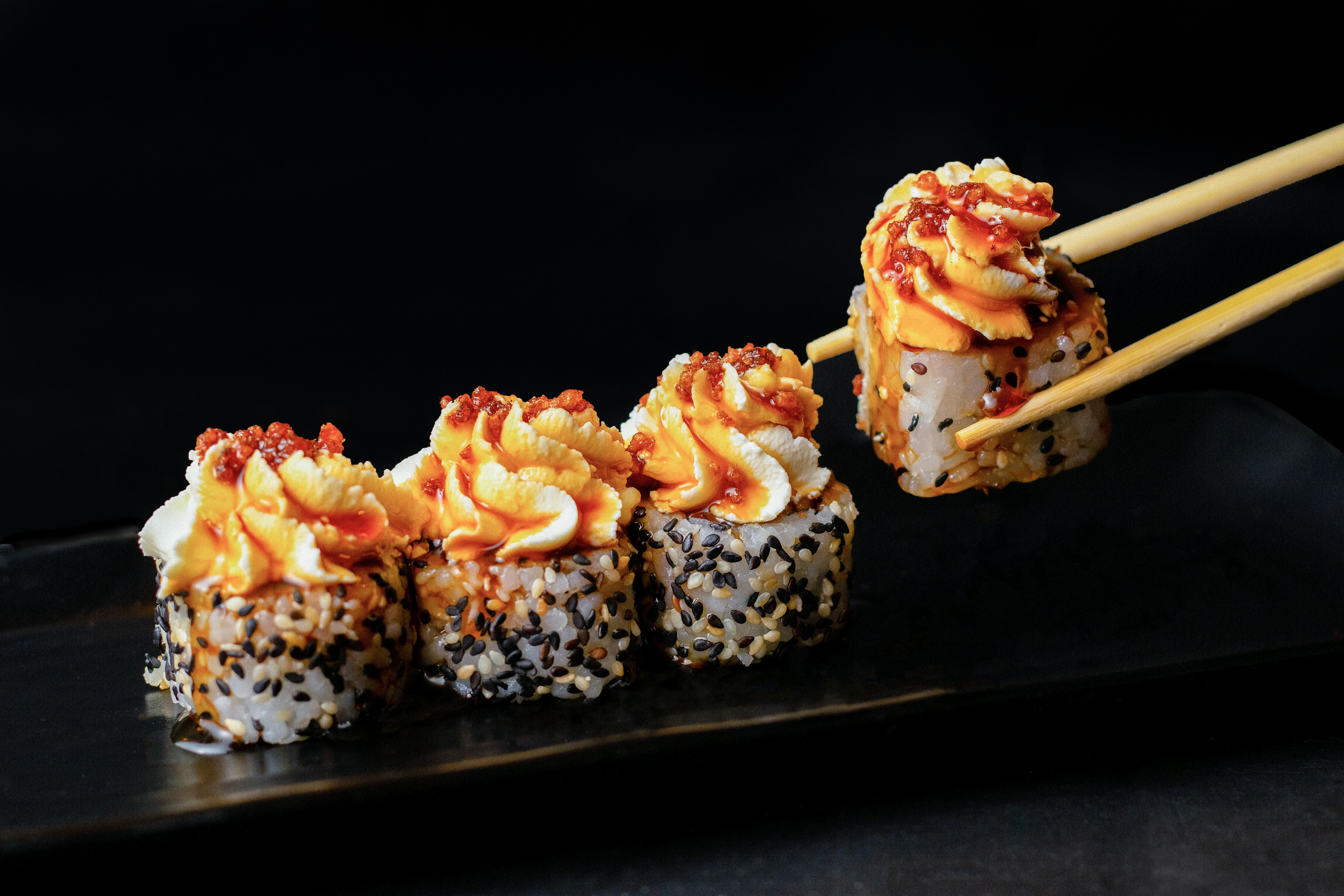 Sushi in Japanese restaurant