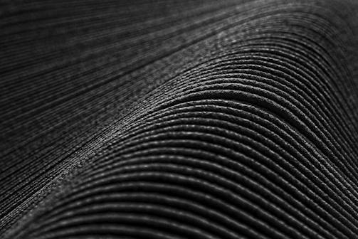 black and white striped textile