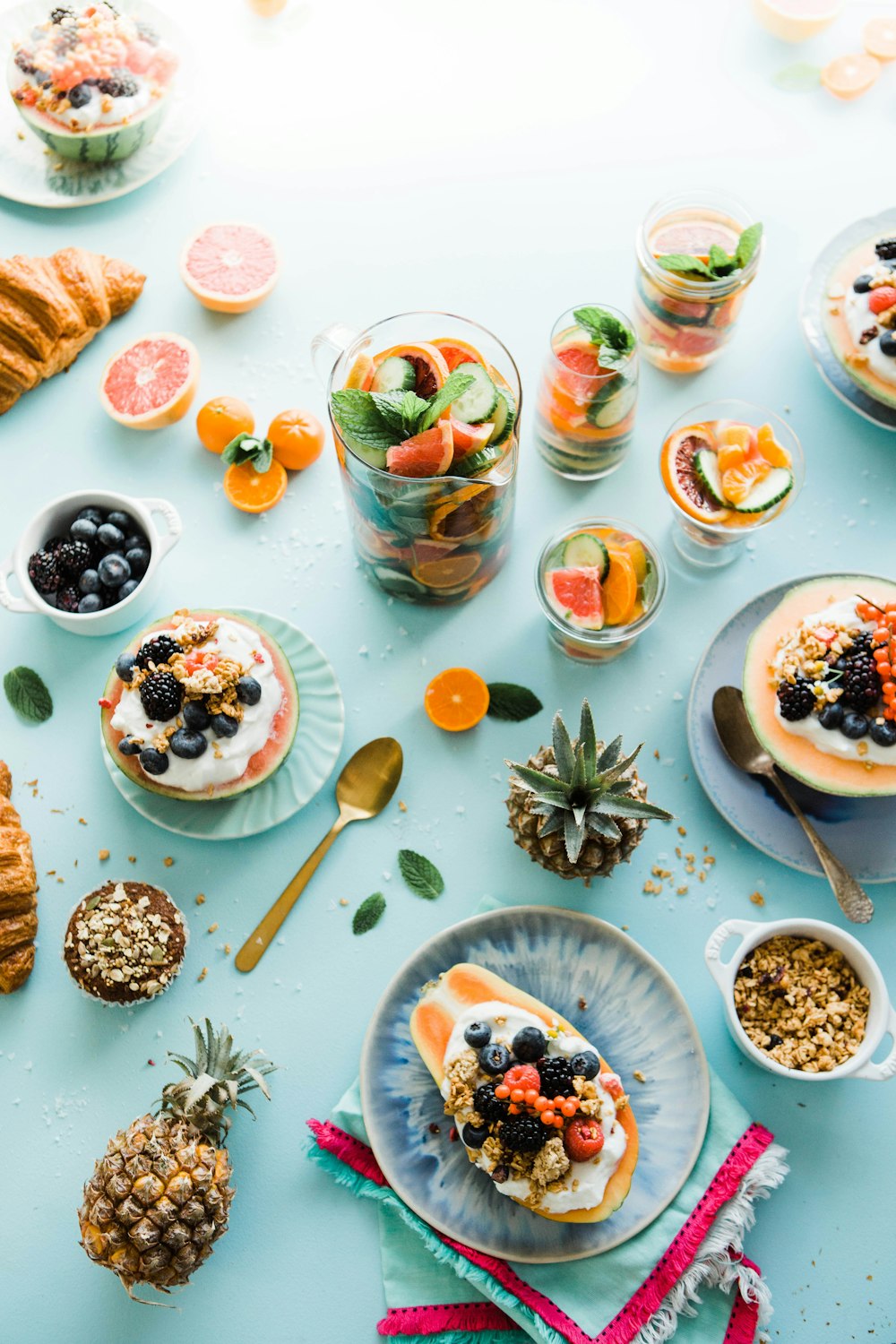 assorted flavor of ice cream on white ceramic bowl