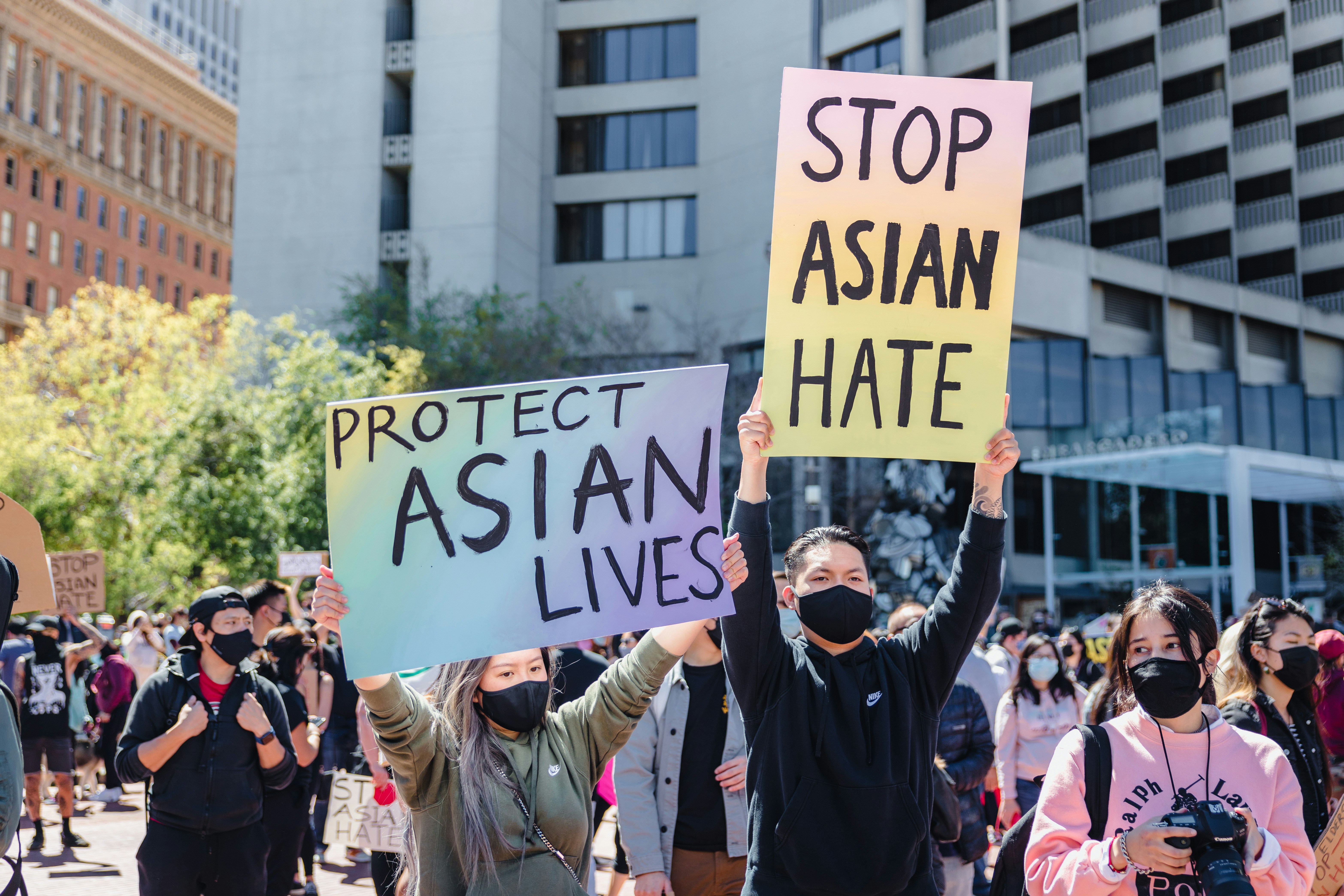 Rise Up With Asians Rally & March, donate at gofundme.com/aapi