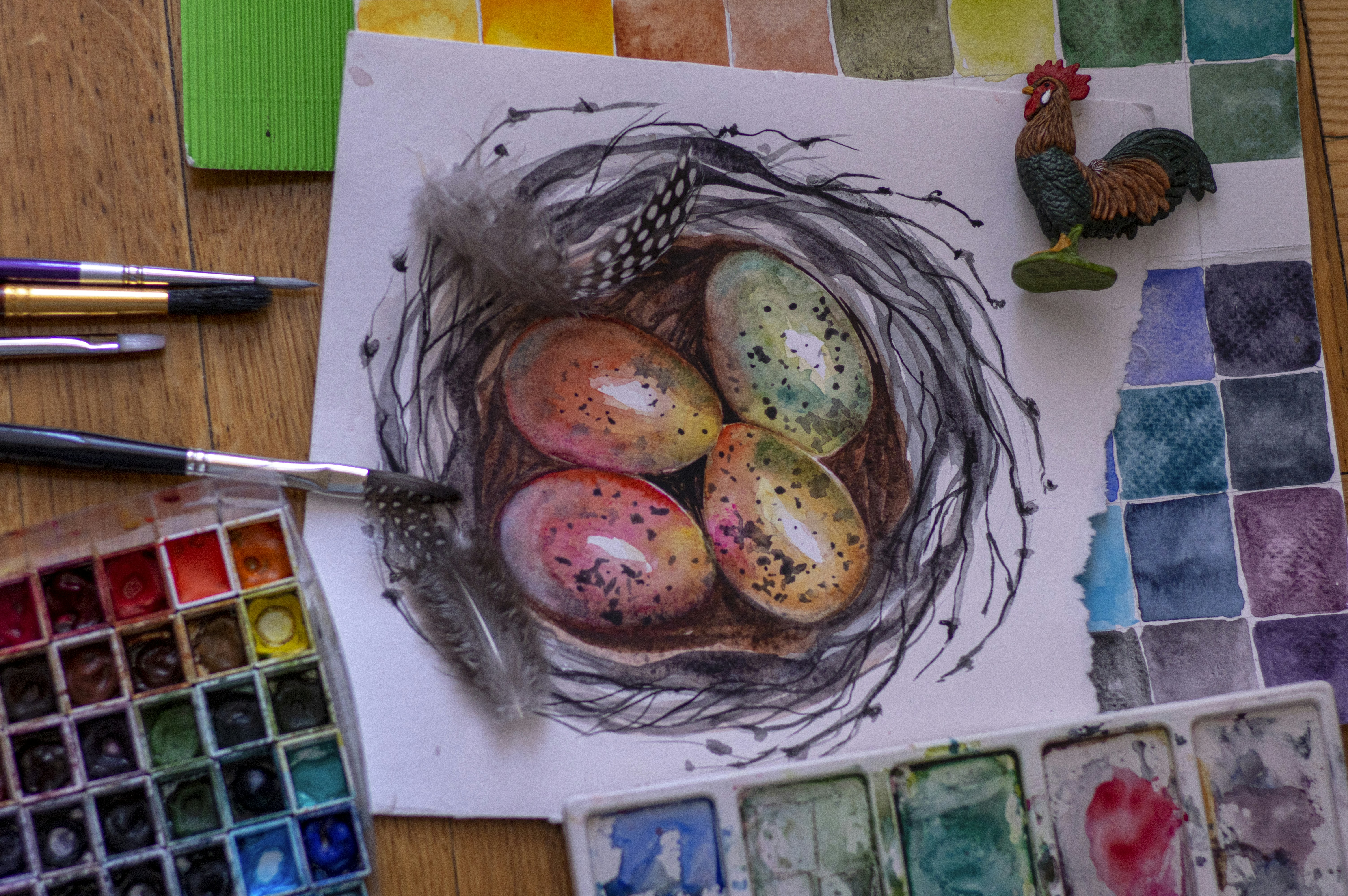 red apple fruit on white paper, 