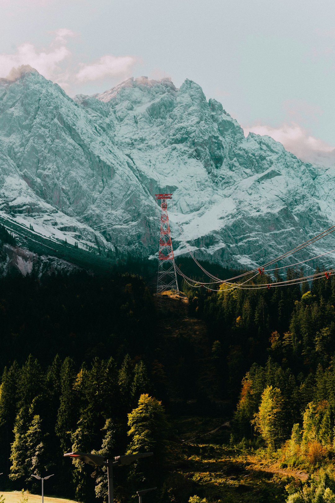 green trees near mountain during daytime