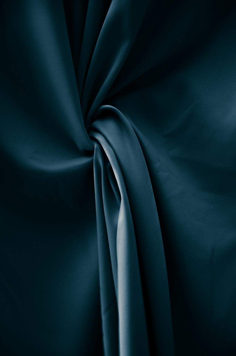 blue textile in close up photography